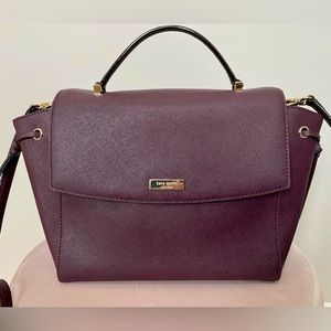 Kate Spade purple leather bag